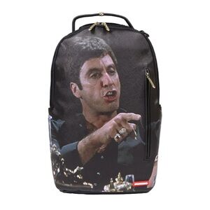 Black Graphic Men's Backpack